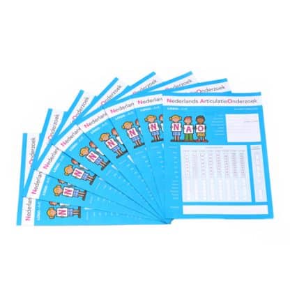 LOGO-Art Nederlands ArticulatieOnderzoek Scoreformulieren NAO, 50 stuks
